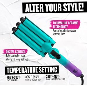 BedHead Wave Affair Jumbo 3 Barrel Hair Waver